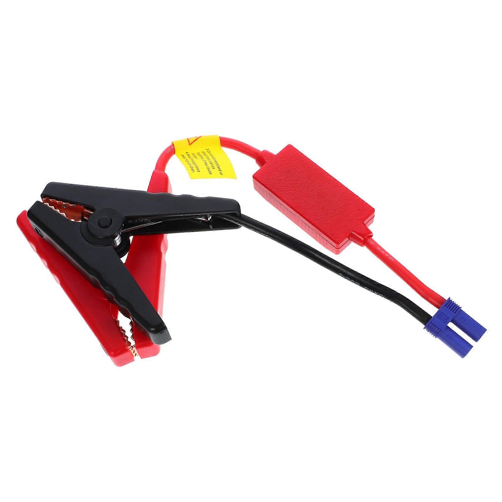 Jump Starter with Alligator Clips for Emergency Use, Compact and Lightweight, Extreme Temperature Resistant Cable for Cars