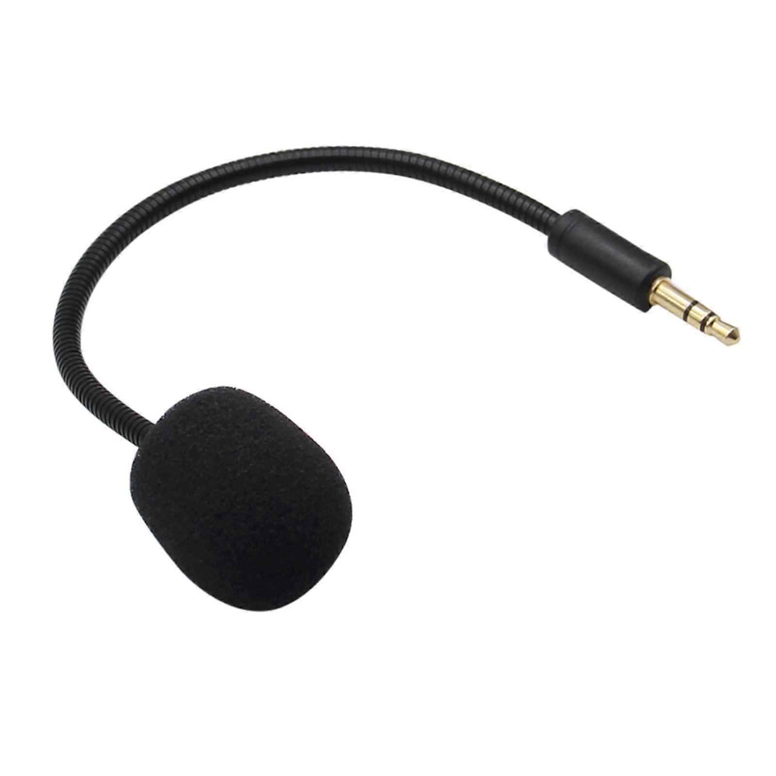 Replacement Microphone for Razer Electra V2, Detachable 3.5mm Boom NoiseCanceling Mic with Foam Cover