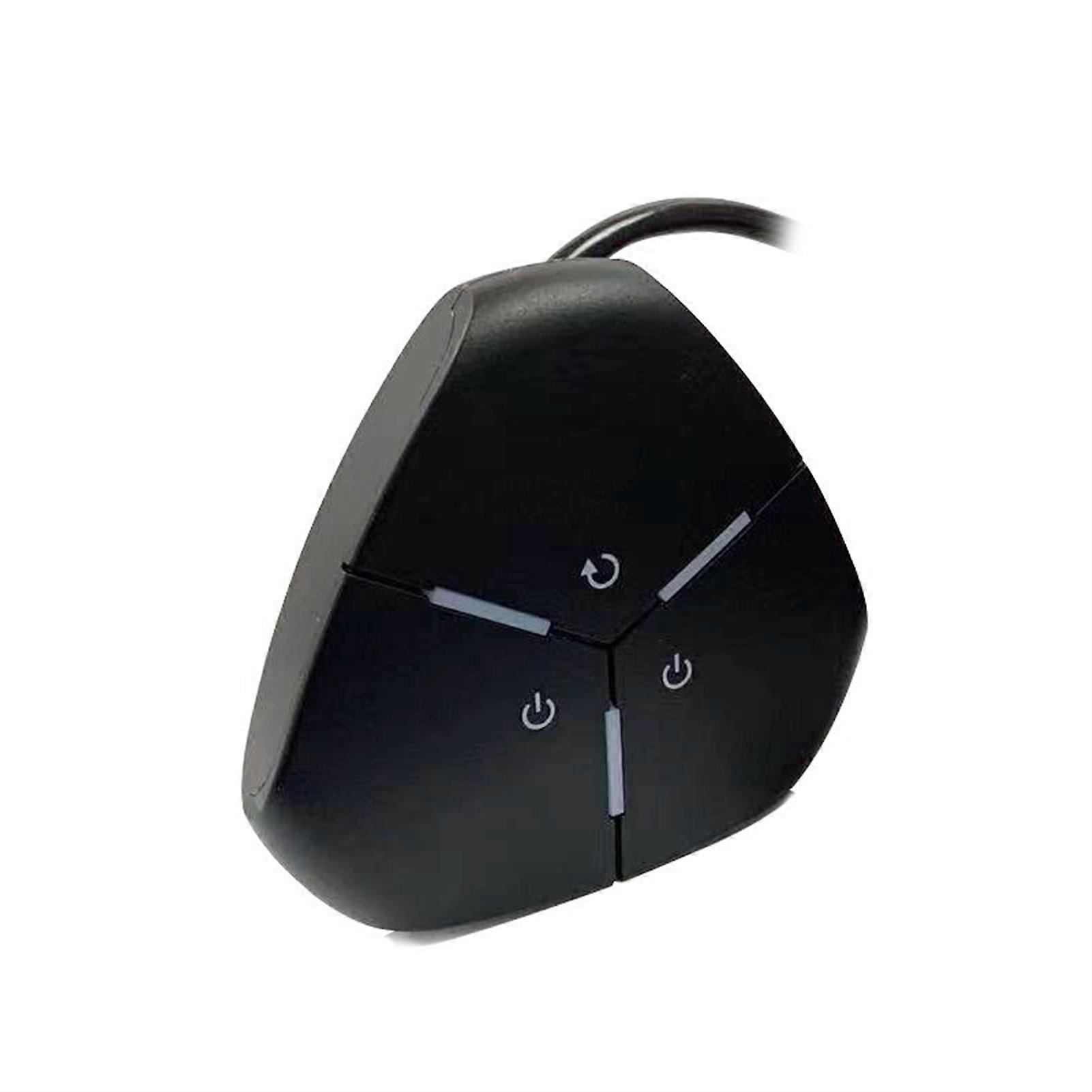 PC Power Button 10x10cm ABS Glossy Desktop Switch Durable