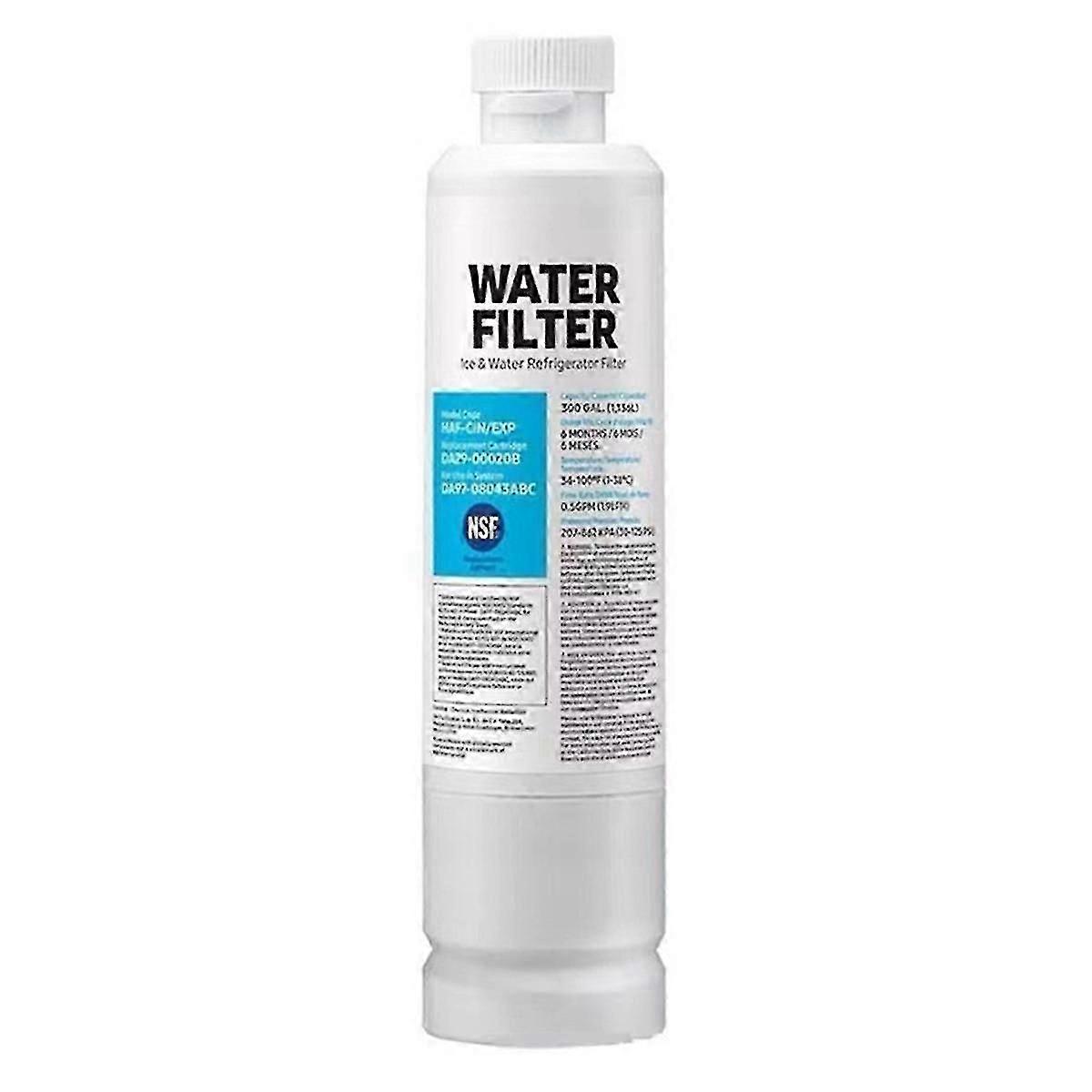 Unbrand Replace for DA97-17376B Refrigerator Water Filter for HAF-QIN/EXP HAF-QIN DA97-08006C RF28R7