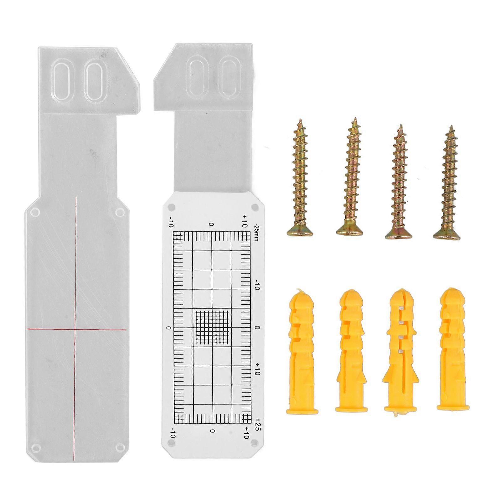1 Set Crack Rulers Crack Width Scale Ruler Measuring Ruler for Architecture