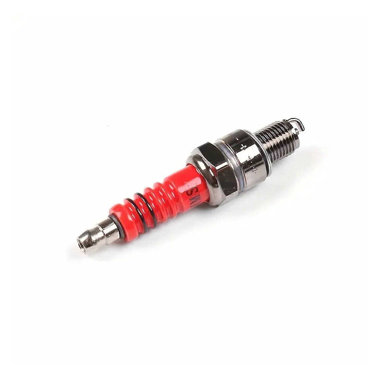 1Pc Racing Spark Plug 3 Electrode A7Tc For 50Cc 70Cc 110Cc 125Cc 150Cc Atv Scooter Dirt Bike Go Kart Triple Electrode