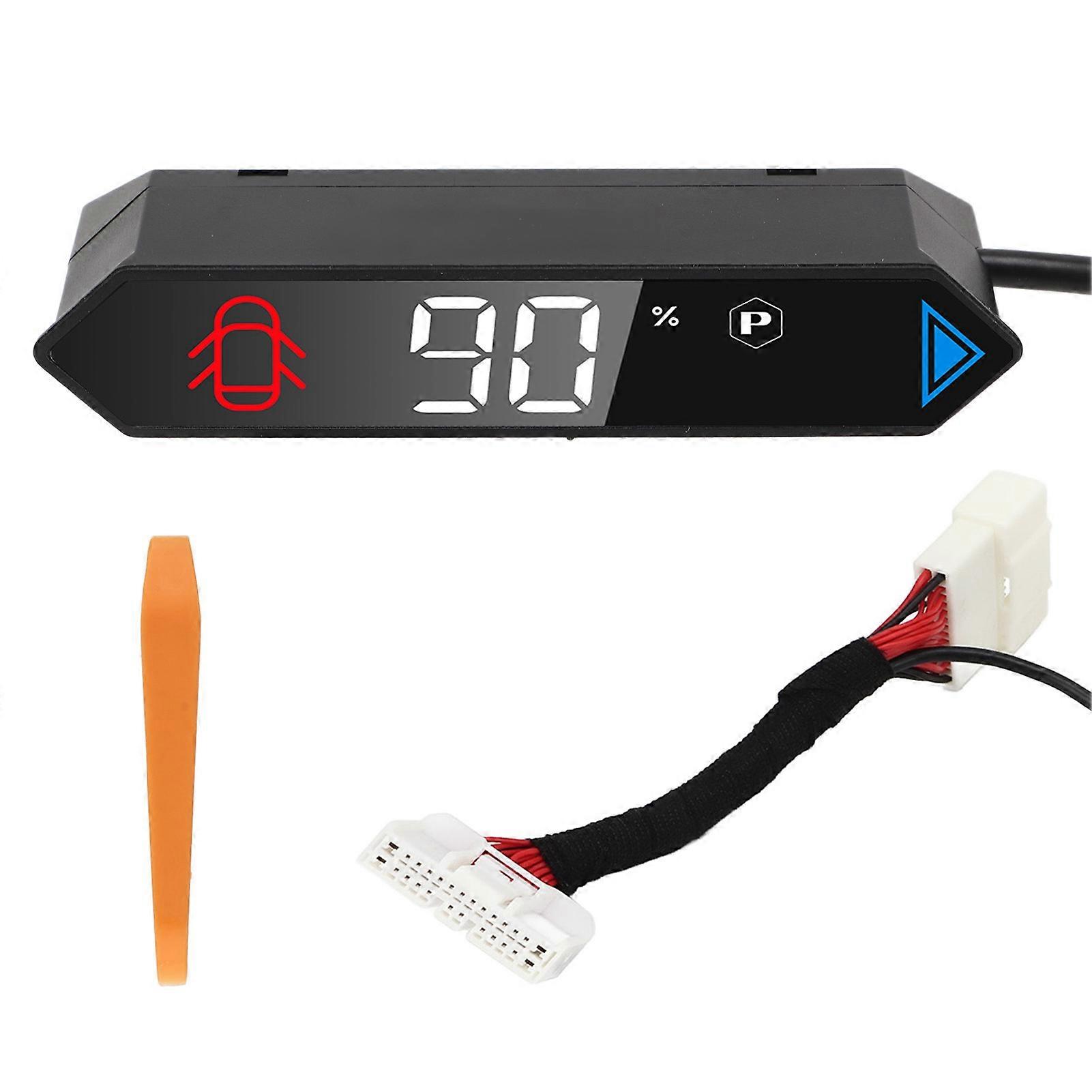 Auto Dimming HUD Speedometer Display Compatible with Tesla Model 3 Y Real Time Speed Monitoring