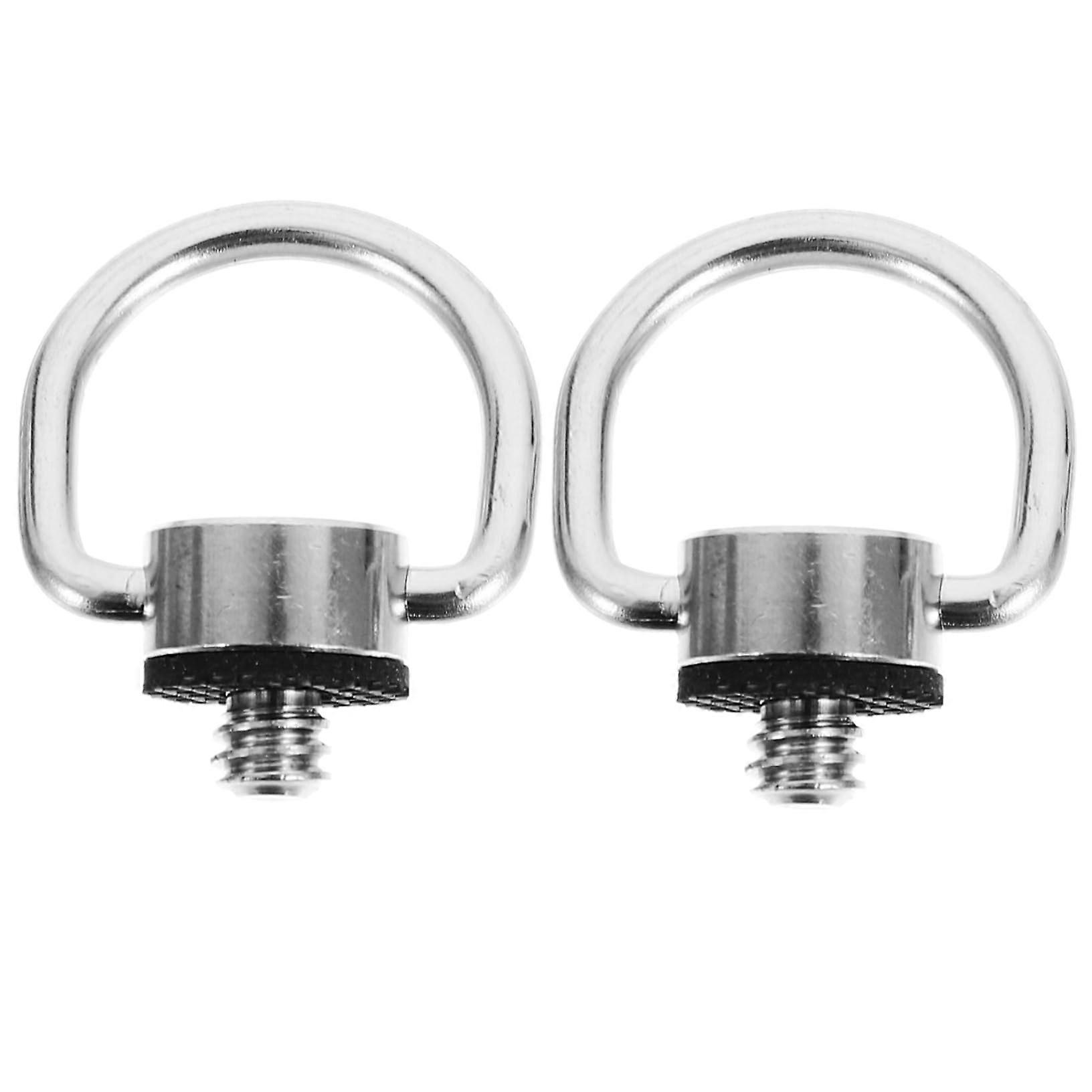 Tripod Screws 2 Pack With Ring Quick Release, Camera Accessory Mount, Robust Tripod Mounting Hardware
