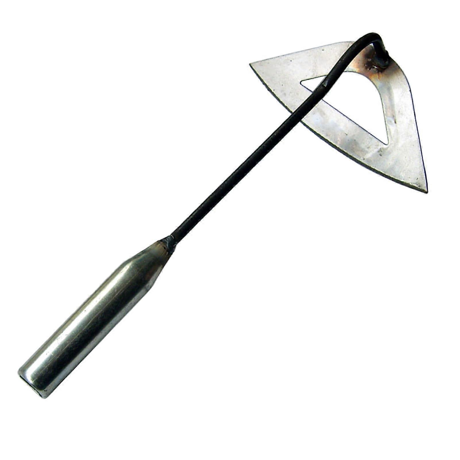 Hand Hoe Hollow Hoe 1 Inch - High Durability Anti-Deform Iron Small Garden Tool with Durable Edge for Home Use