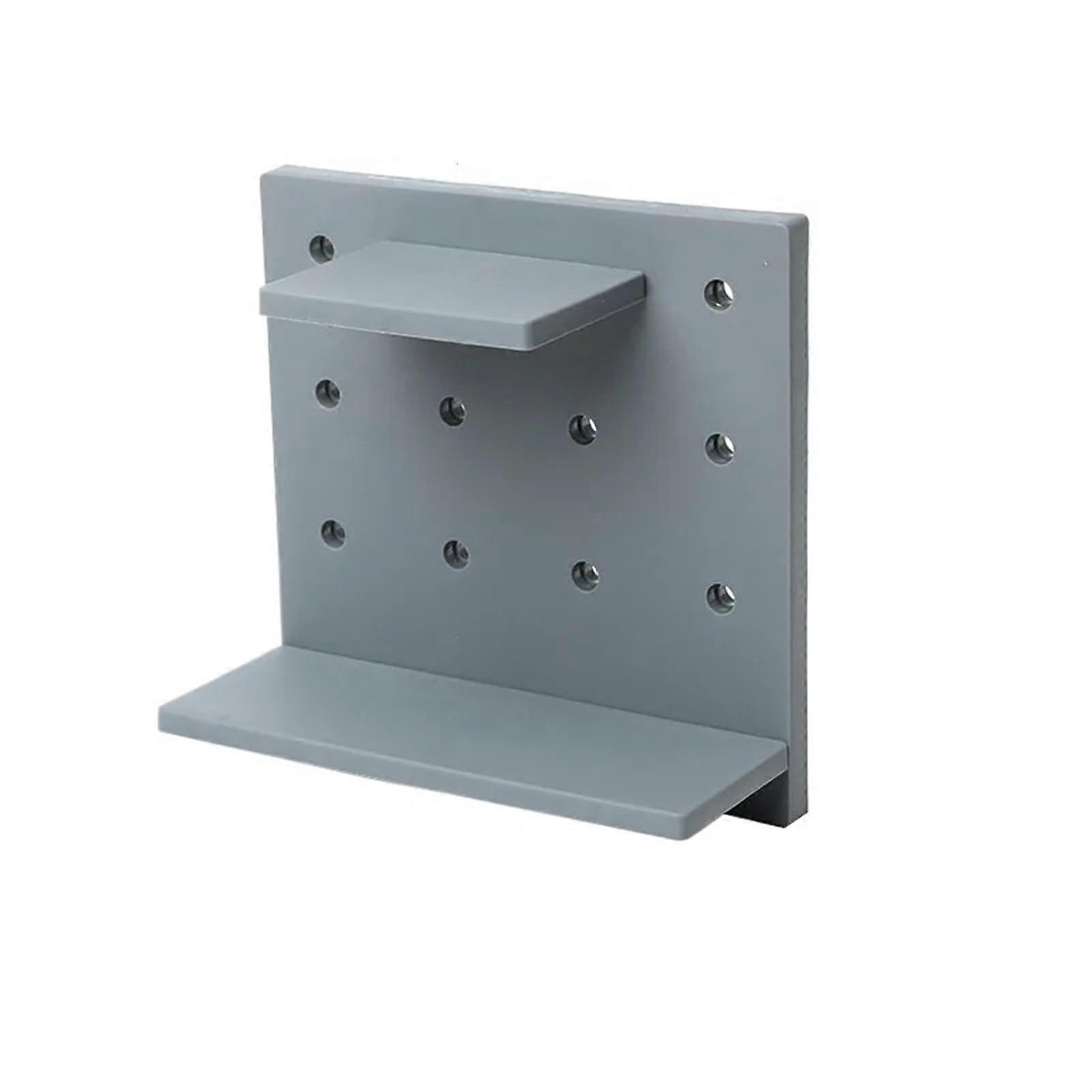 Pegboard Wall Panels Organizer Mounting Display DIY Kit Tool Storage Grey