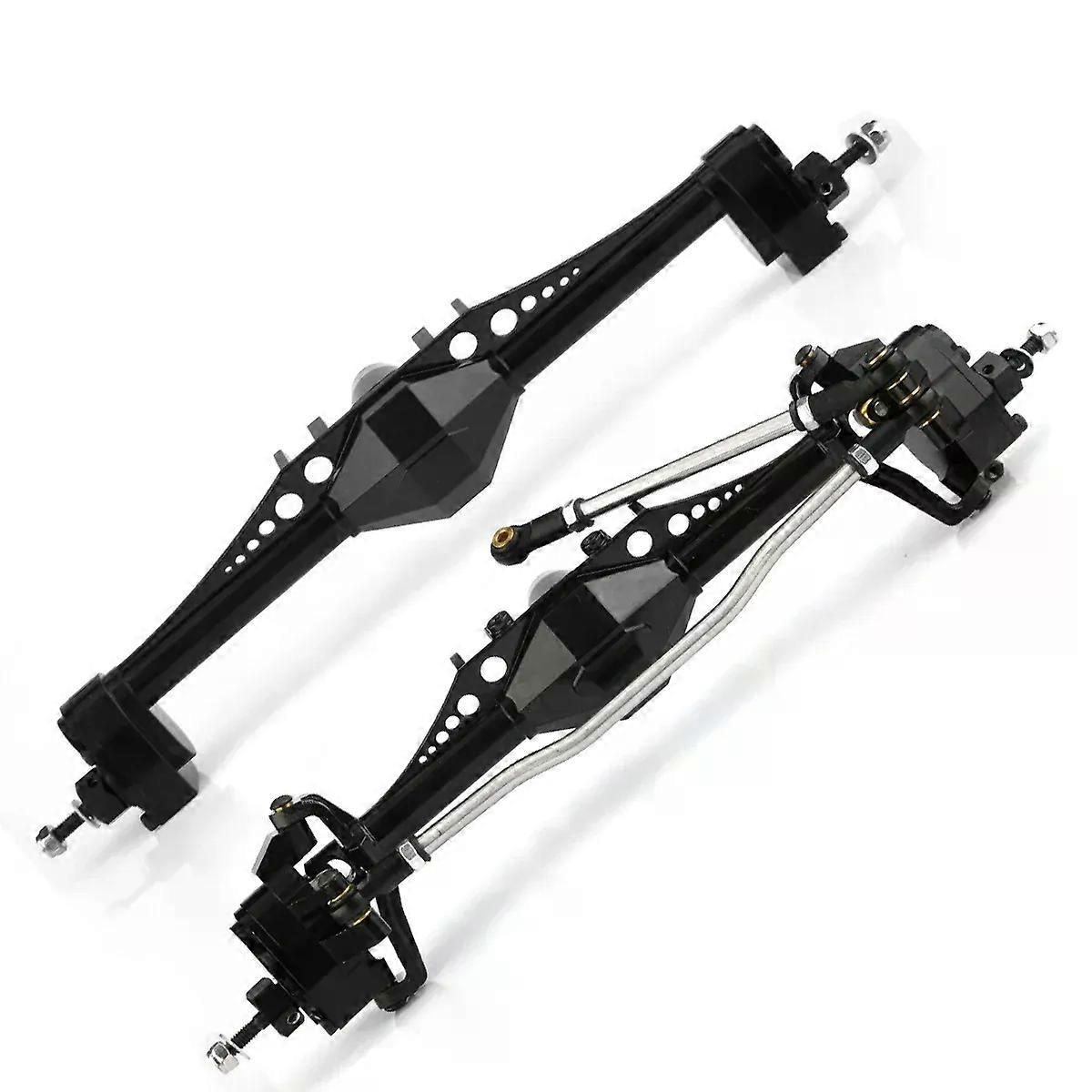 2pcs Aluminum Alloy Front Rear Axle for 1/10 scx10iii RC Crawler Car Axial Capra 19 Unlimited Trail Buggy UTB Currie F9 Upgrade