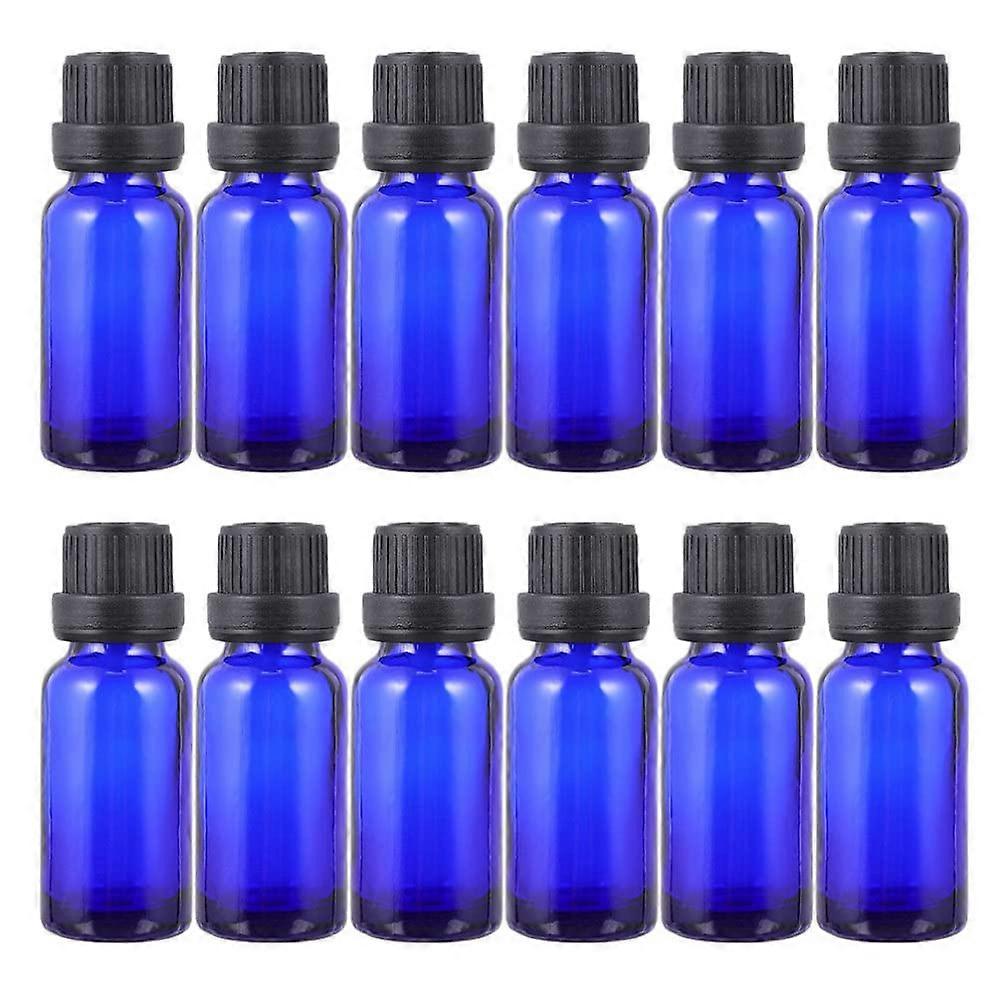 20pcs Essential Oil Empty Bottles Mini Perfume Containers Amber Glass 8.3x3.3cm Portable Dropper Bottles for Cosmetics