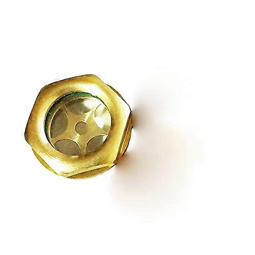 XIAOLIN Brass Oil Level Sight Glass Window for Air Compressor 1/2" BSP Metric Size Compatibility