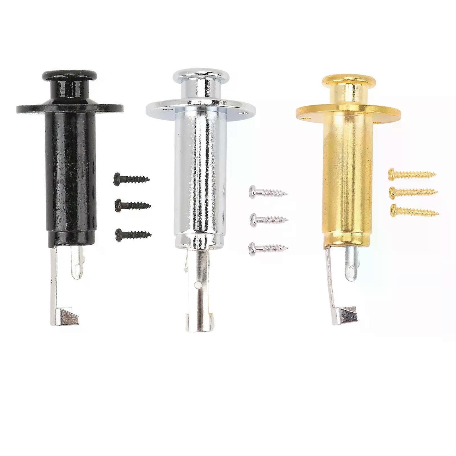 635mm Electric Guitar Mono Endpin Output Jack Brass Alloy High Sensitivity EQ Equalizer Output Socket Connection Port