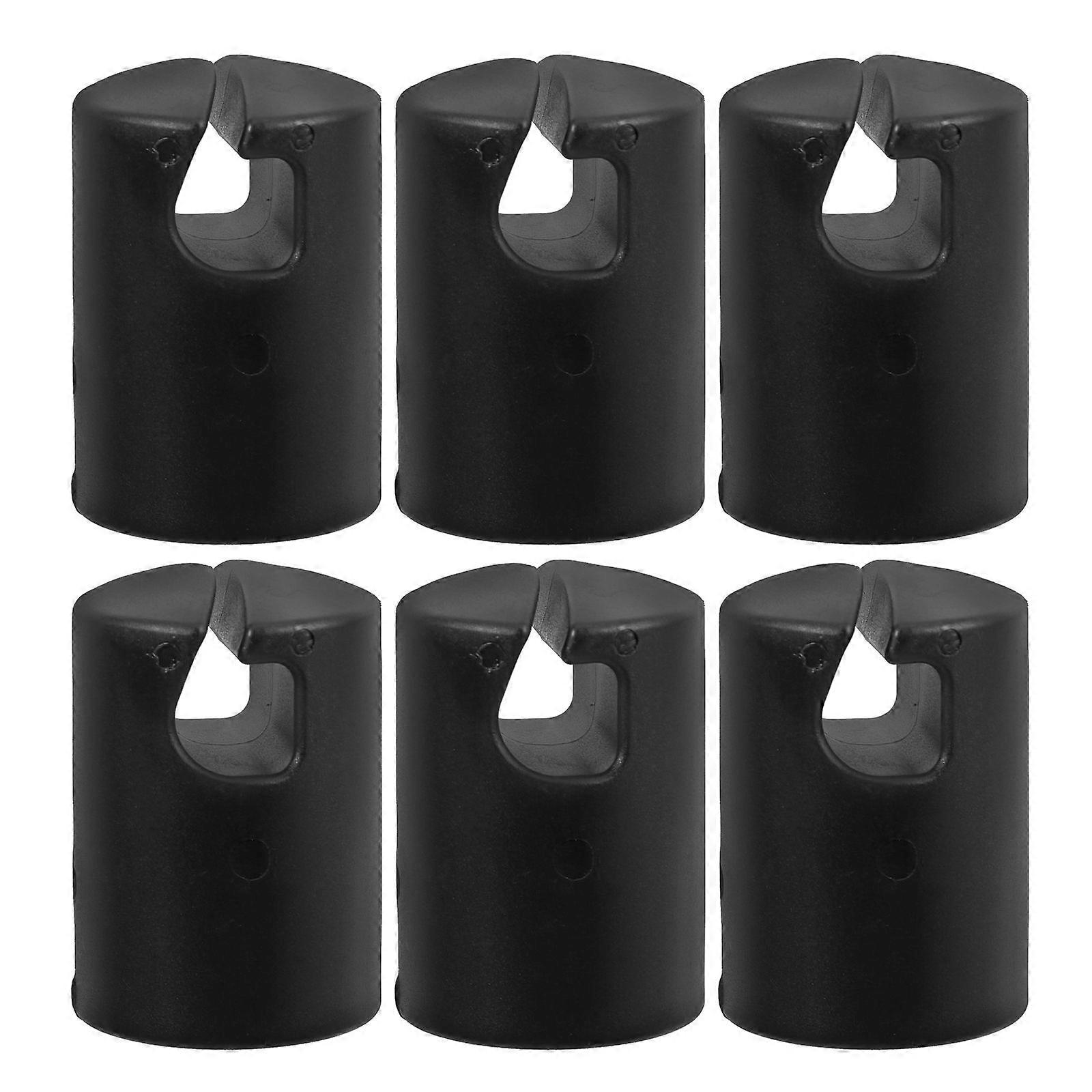 6pcs Trampoline Replacements Enclosure Pole Caps Rod Covers Plastic Trampoline Parts