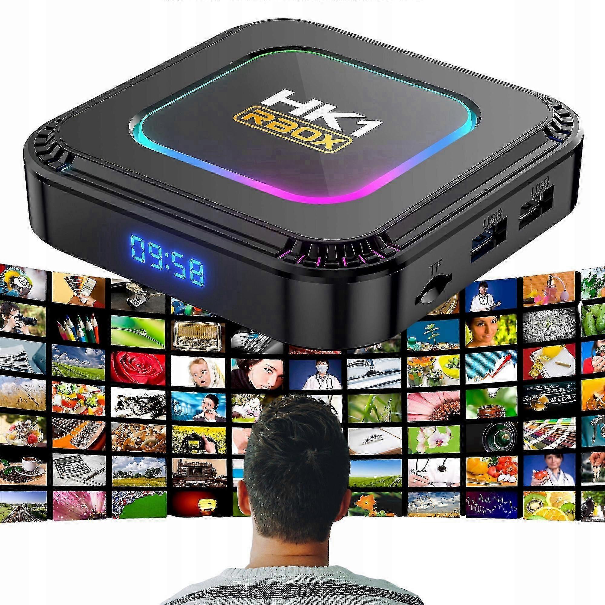 Smart TV Box 8K 4K Android 13 WiFi 6 Bluetooth Streaming Media Player
