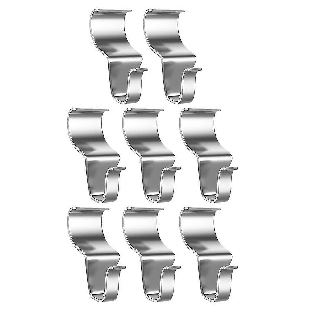 Stainless Steel Hooks for Hanging Vinyl Siding Tool Living Room Silver No Drilling 8Set