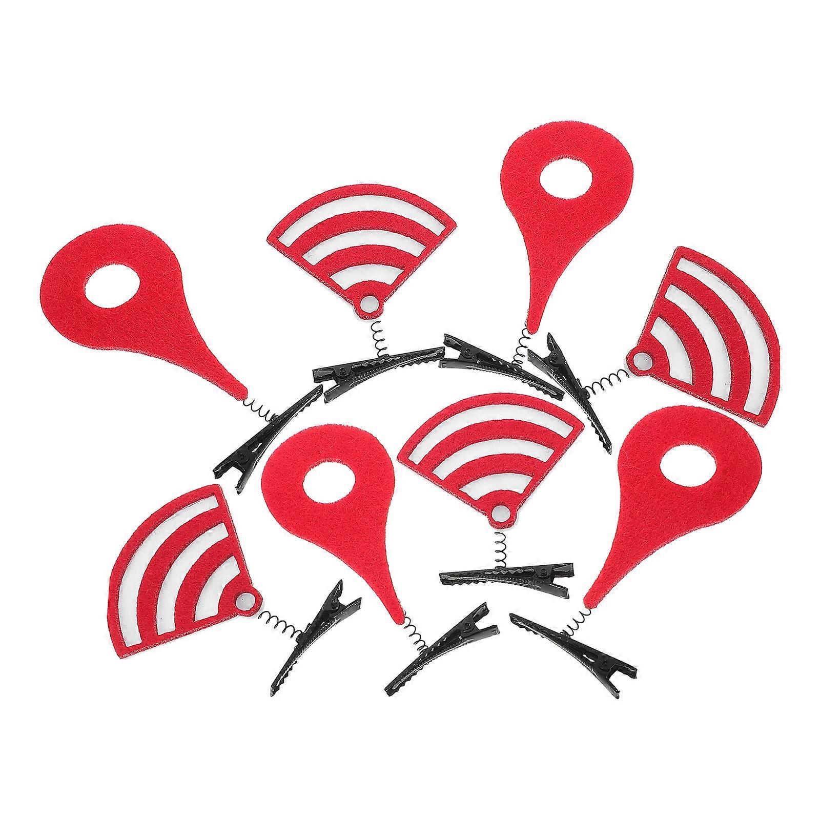 8pcs Creative Hair Clips for Party Styling – Secure, Non Slip Hold for Braids & Curls – Fun & Unique Hair Accessories for Easy Application