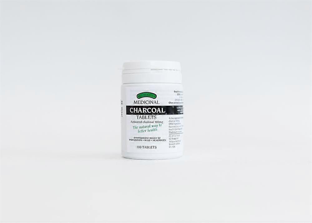 Braggs Charcoal 300mg - 100 Tablets - 2 Pack