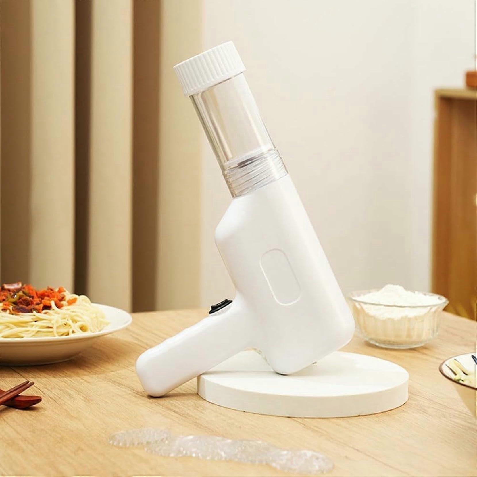 Portable Electric Noodle Maker, Detachable Electric Automatic Pasta Maker, Portable Handheld Noodle Making Machine, for Noodle Making(White)