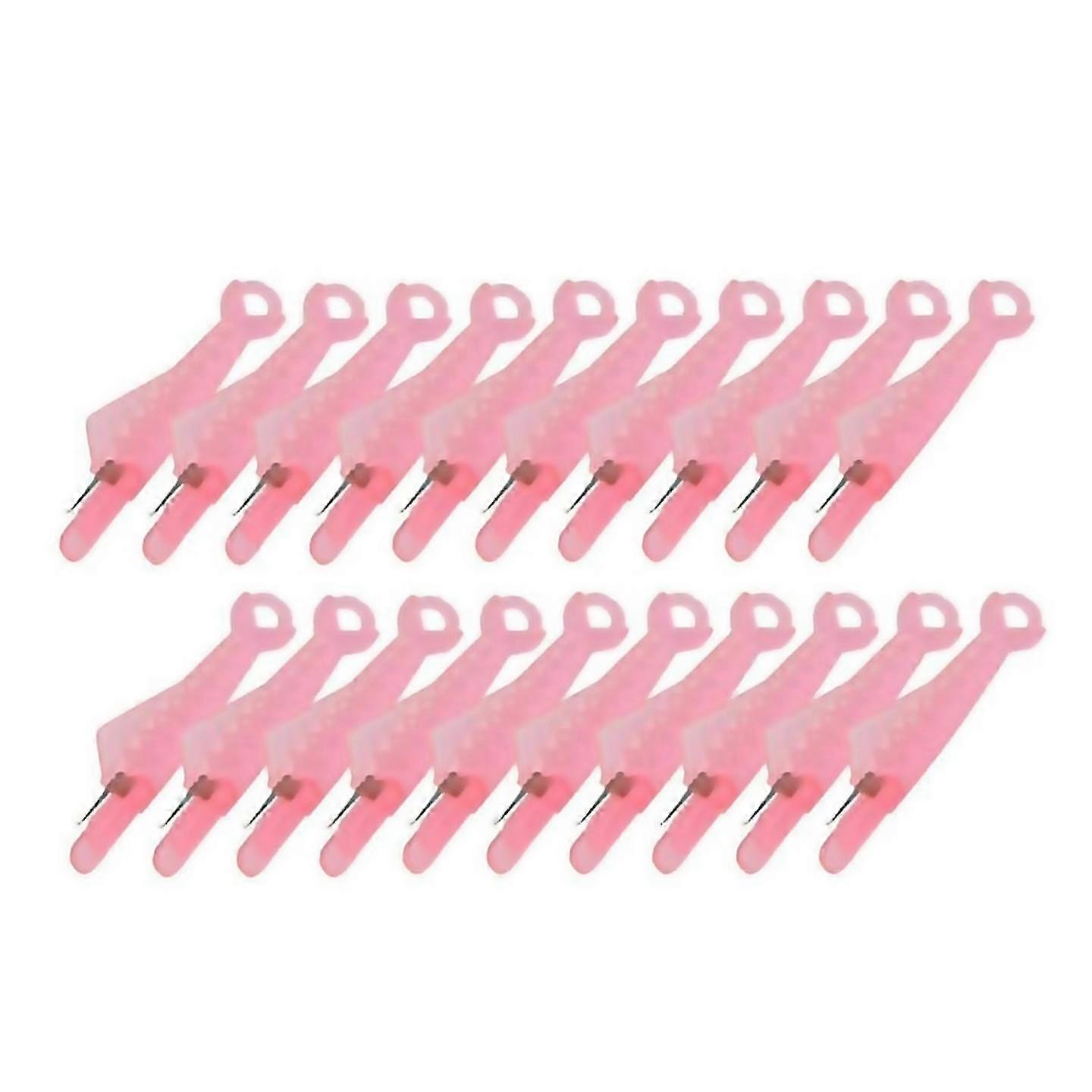 For Fish Mouth Sewing Machine Needle Threader 100pcs Pink