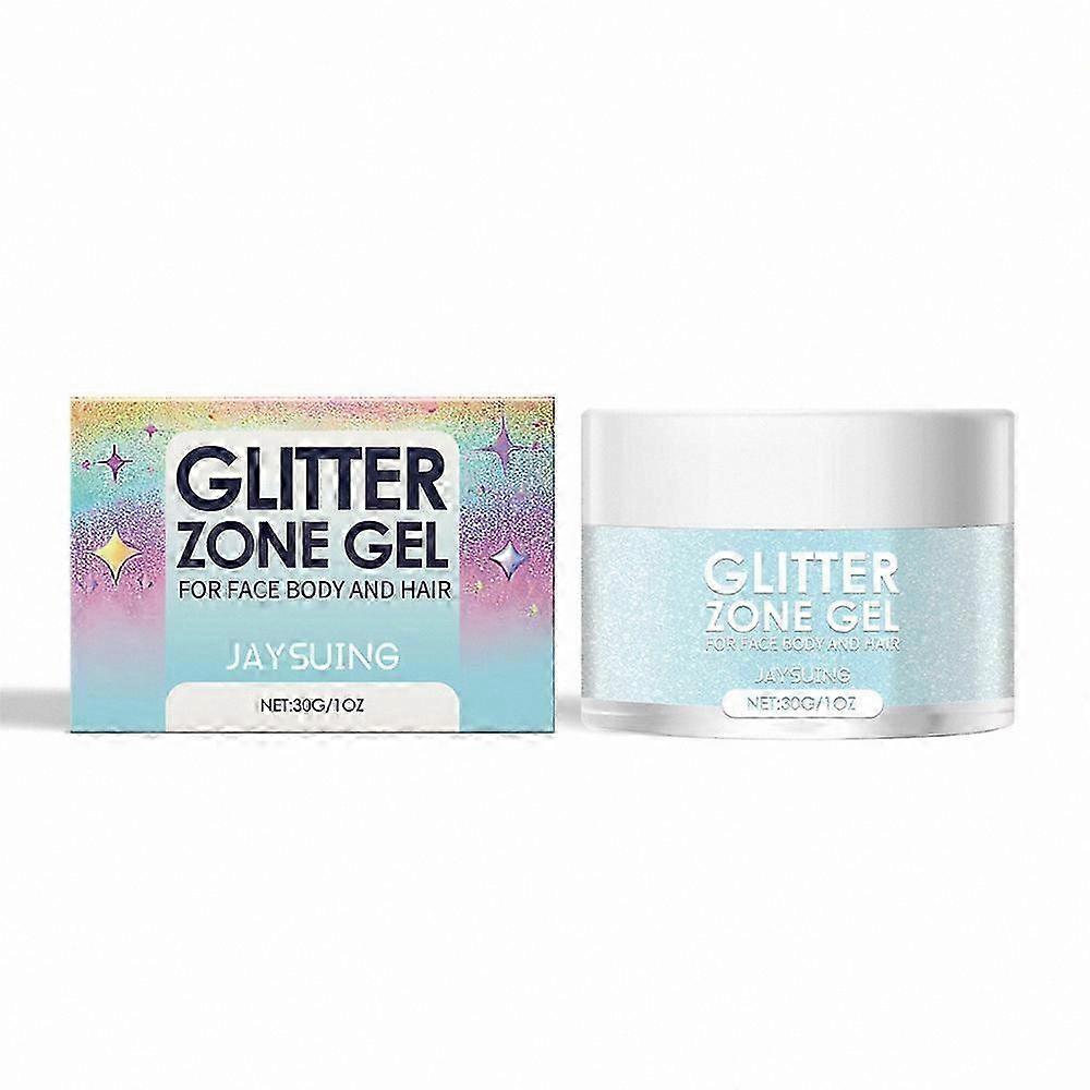 Neon Yellow Glitter Gel for Hair, Body, and Face - Natural 3D Sparkle Effect
