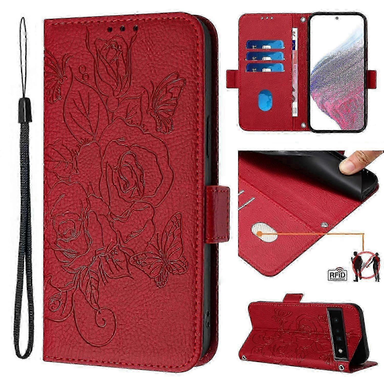 RFID Leather Case For Google Pixel 6 Pro hk