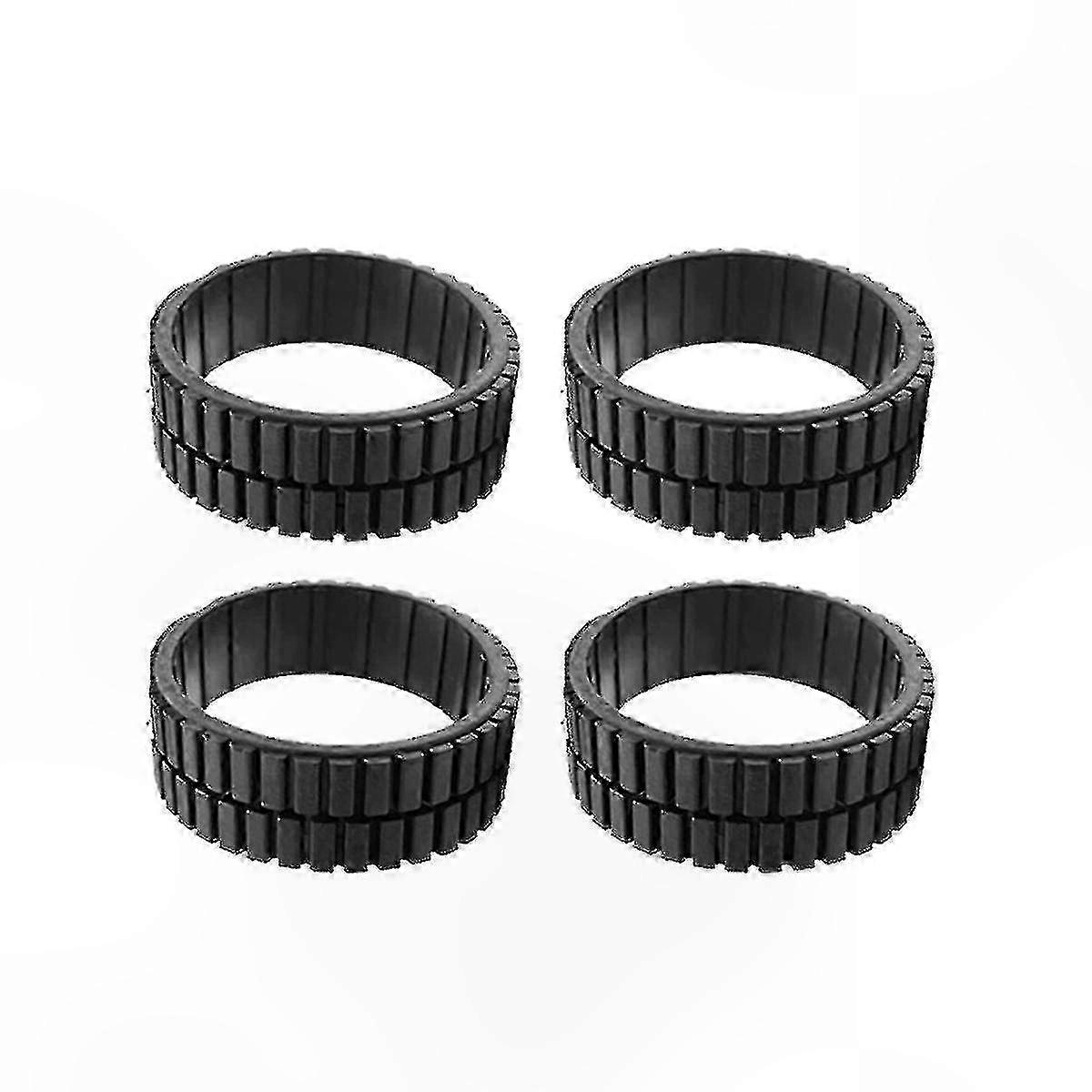 Replacement Non-Wheel Tires for Braava 380 380t 320 and Mint5200 Robotic Cleaners, 4-Pack