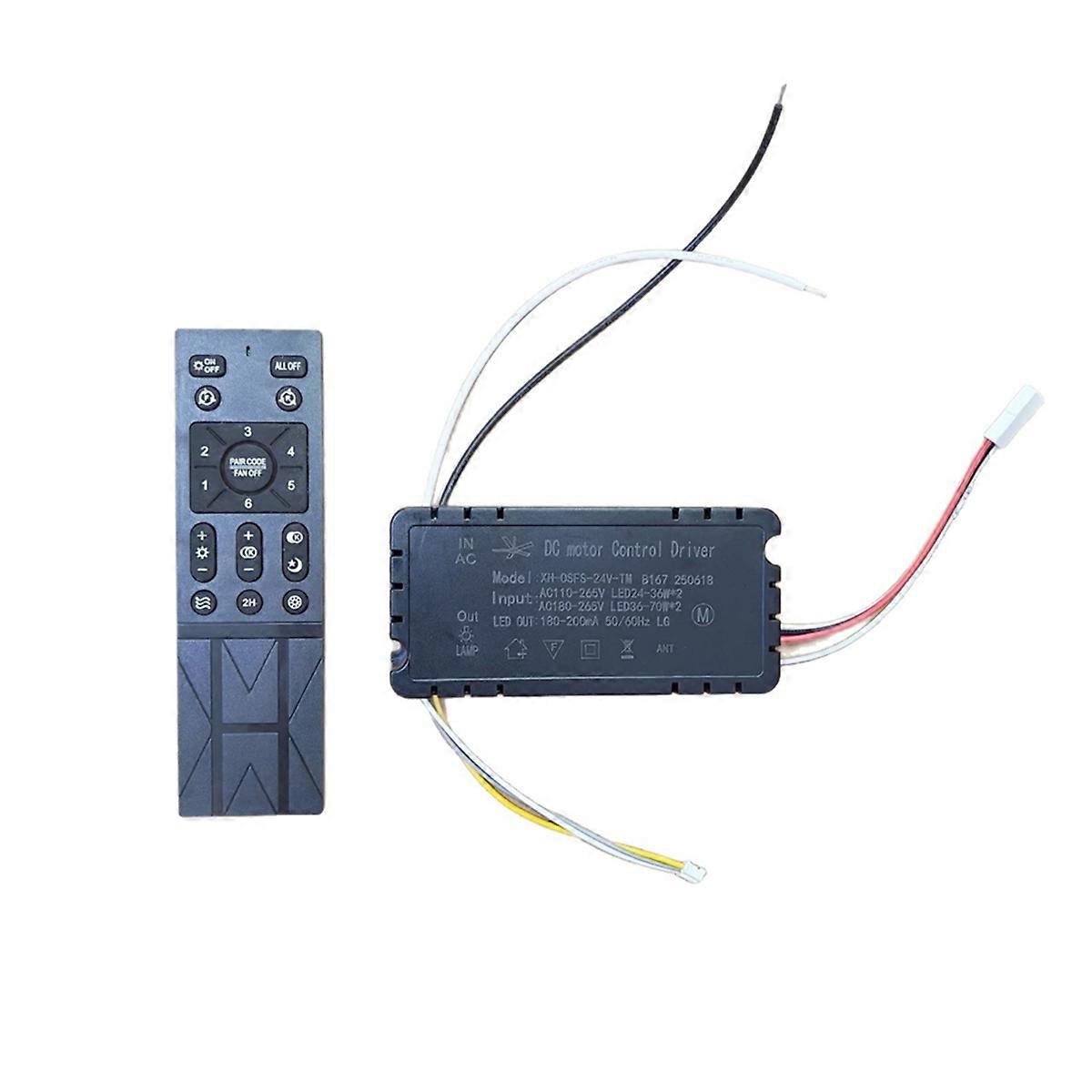 Home Automation Variable Speed Control Frequency Control Fan Remote 6-Speed Fan Settings AC Voltage Compatibility