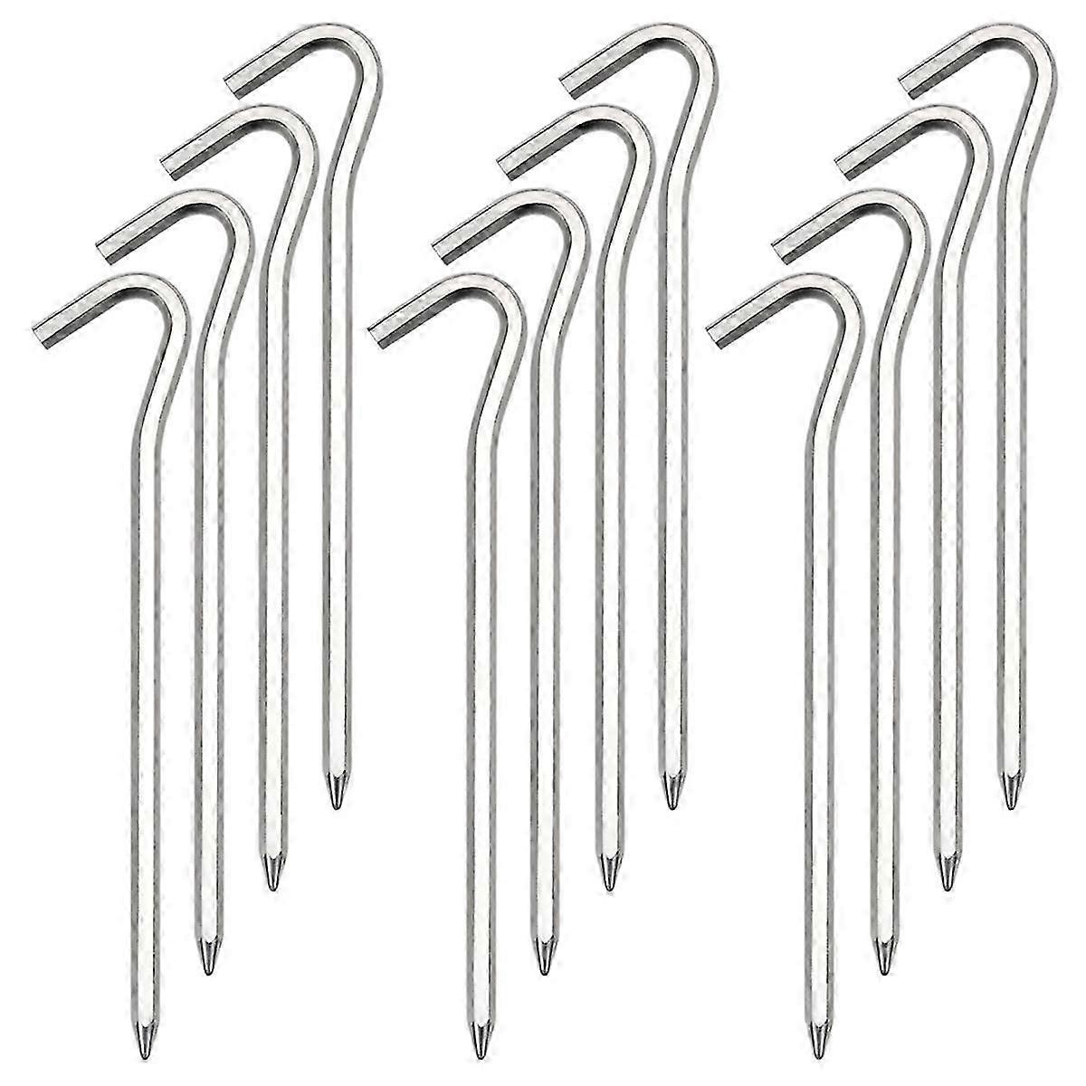 tent stakes with hooks, hexagonal pole canopy stakes