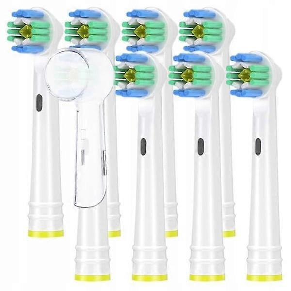 8x replacement toothbrush heads 3d White EB-18A