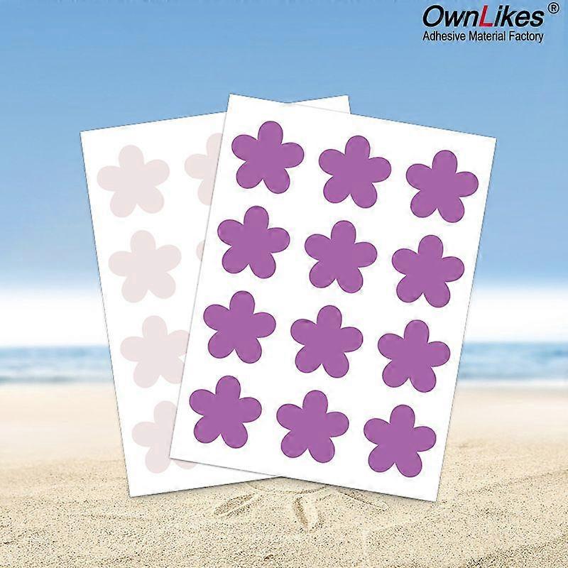 Stickers for Sunscreen, 120 Count Detection Stickers, Sweat & Activated Sunscreen Stickers, You Can Wear All Day , Changes Color to Help Prevent Sunbu
