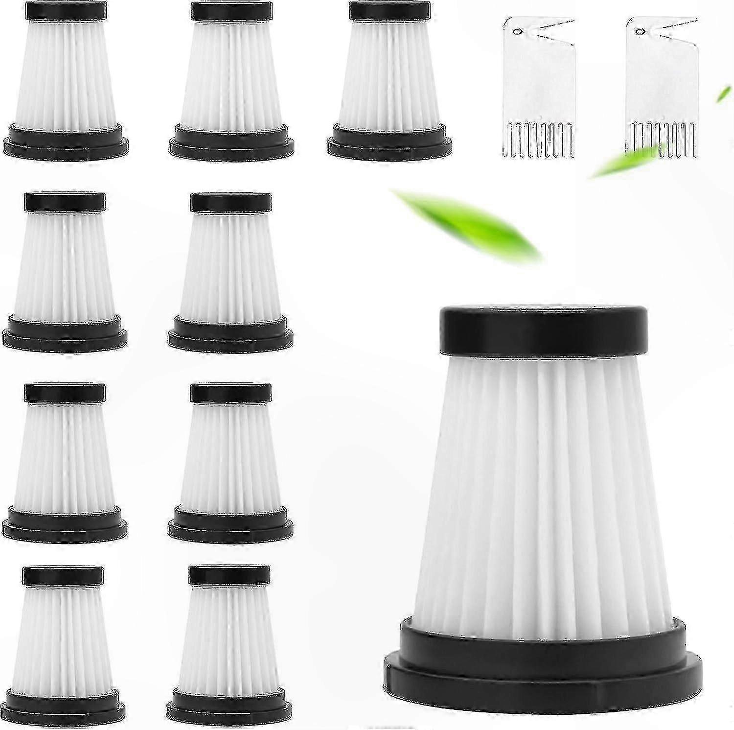 HEPA Filter 12-Pack for Air Purifiers-Compatible with Various Models