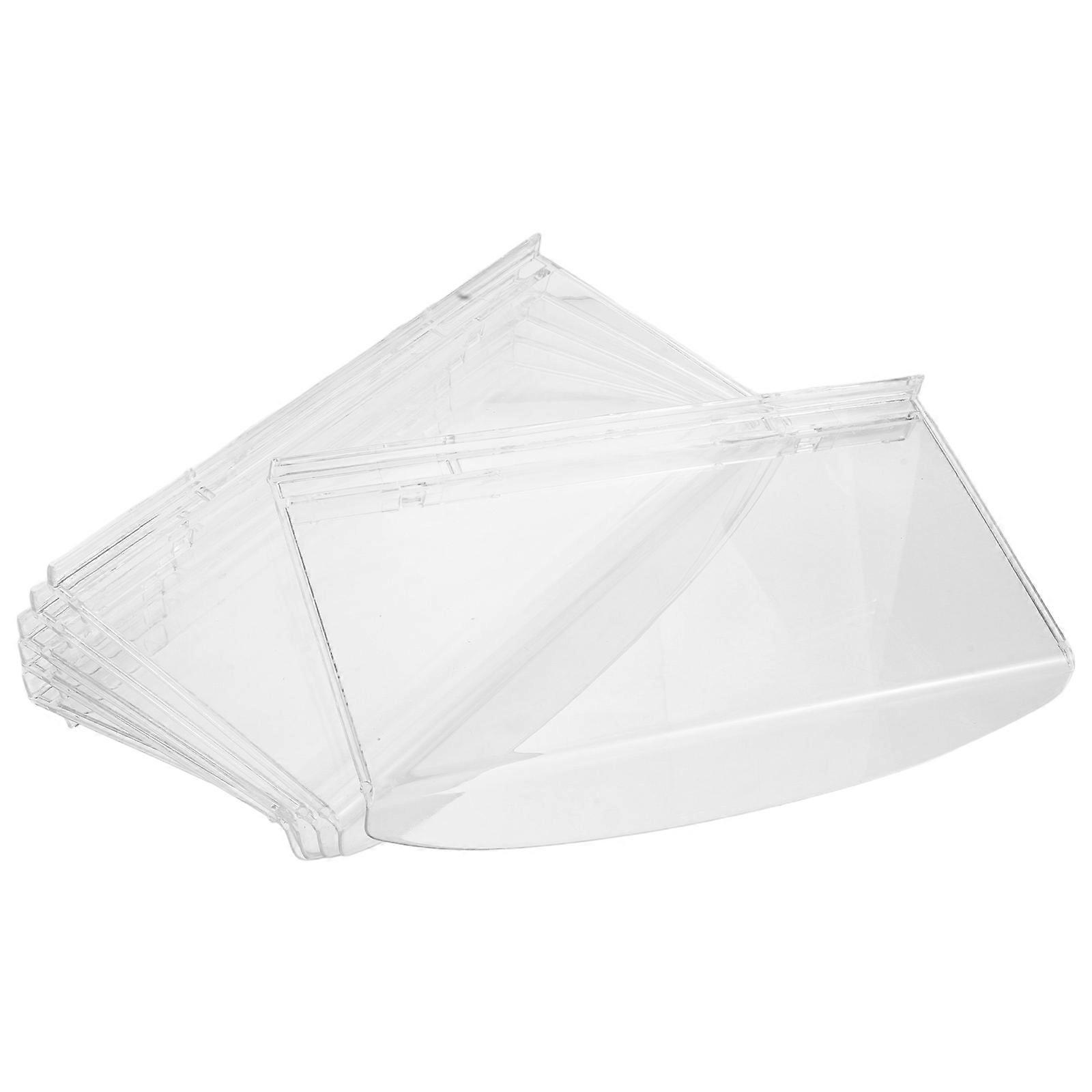 Shoe Showcase Display Rack Acrylic For Retail Stores High Heels And Sneakers Transparent 23.30X12.00X4.50CM Lightweight 6Pcs
