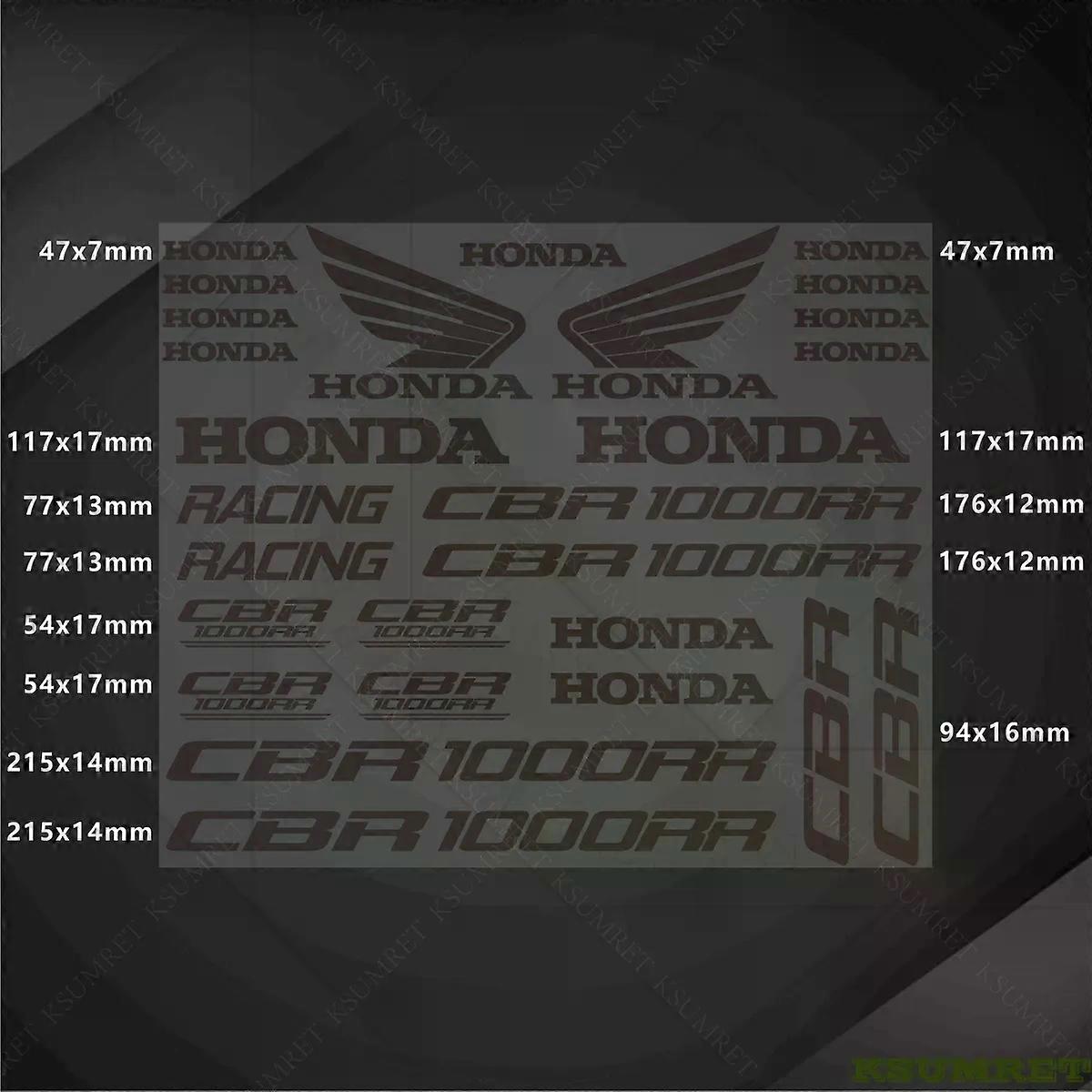 Για Honda CBR1000RR Μοτοσικλέτα Αυτοκόλλητο Λογότυπο Tank Decals Vinyl Kit