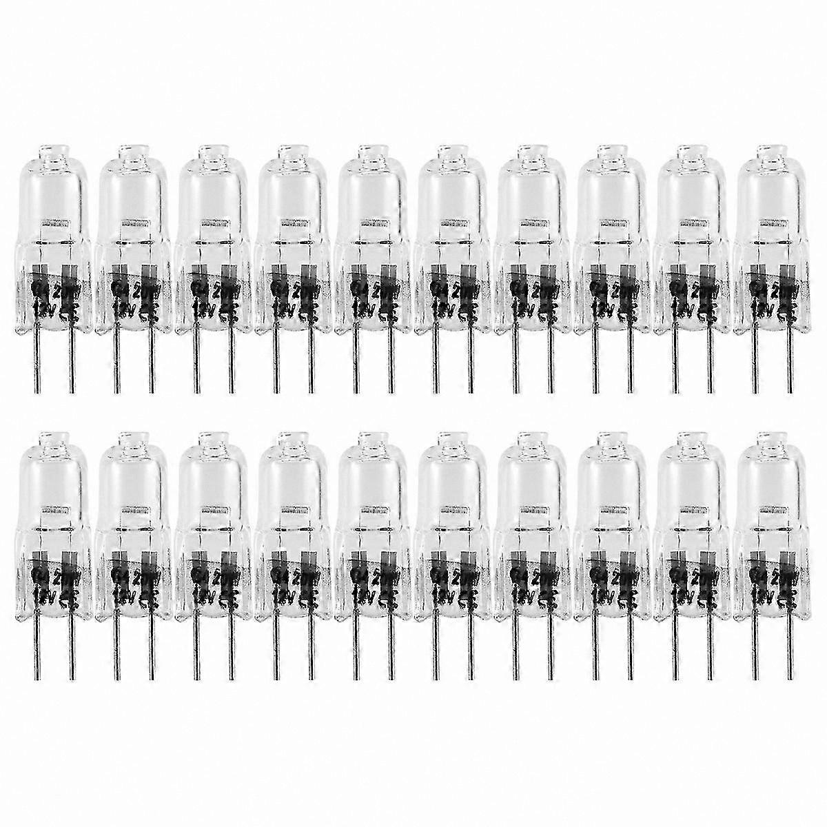 20-Pack G4 Halogen Bulbs, 20W 12V Lighting Solution for Lamps and Fixtures