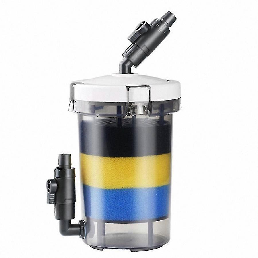 Ultra-Quiet External Aquarium Filter with Bucket Design for Fish Tank Filtration Equipment Front G