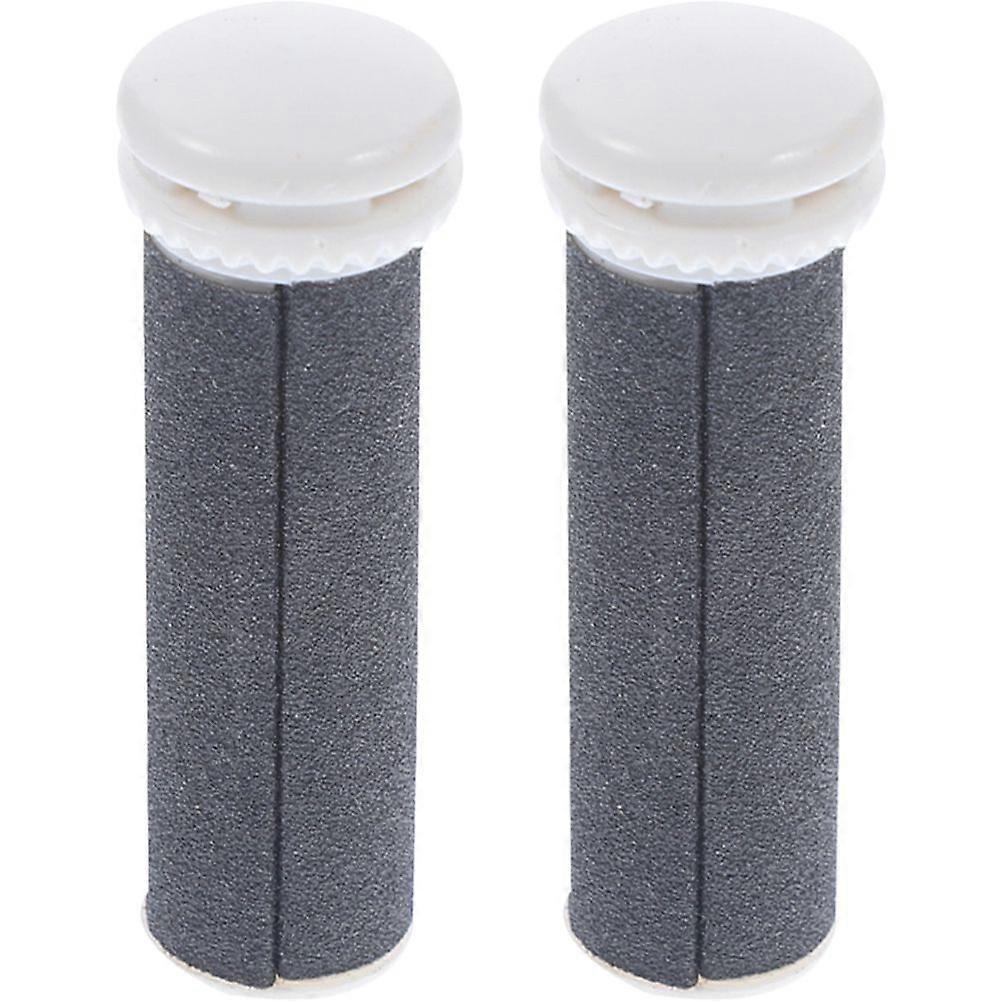 2Pcs Coarse Replacement Roller Refill Head Electric Foot File Replacement Rollers Heads Refills