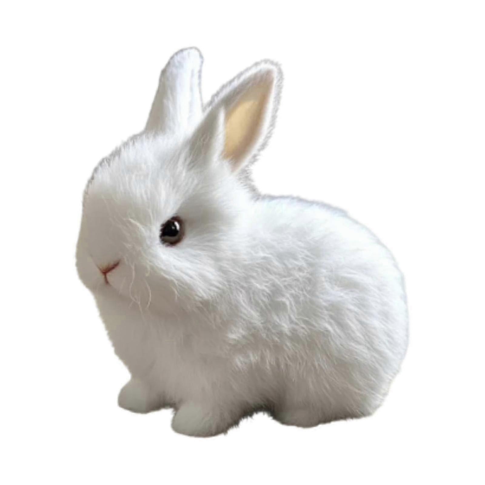 يمكن للحيوان القطيفة الأرنب الإلكتروني أن يقفز ويصنع لعبة أفخم ناعمة محشوة بالصوت لعيد الفصح للأولاد والبنات