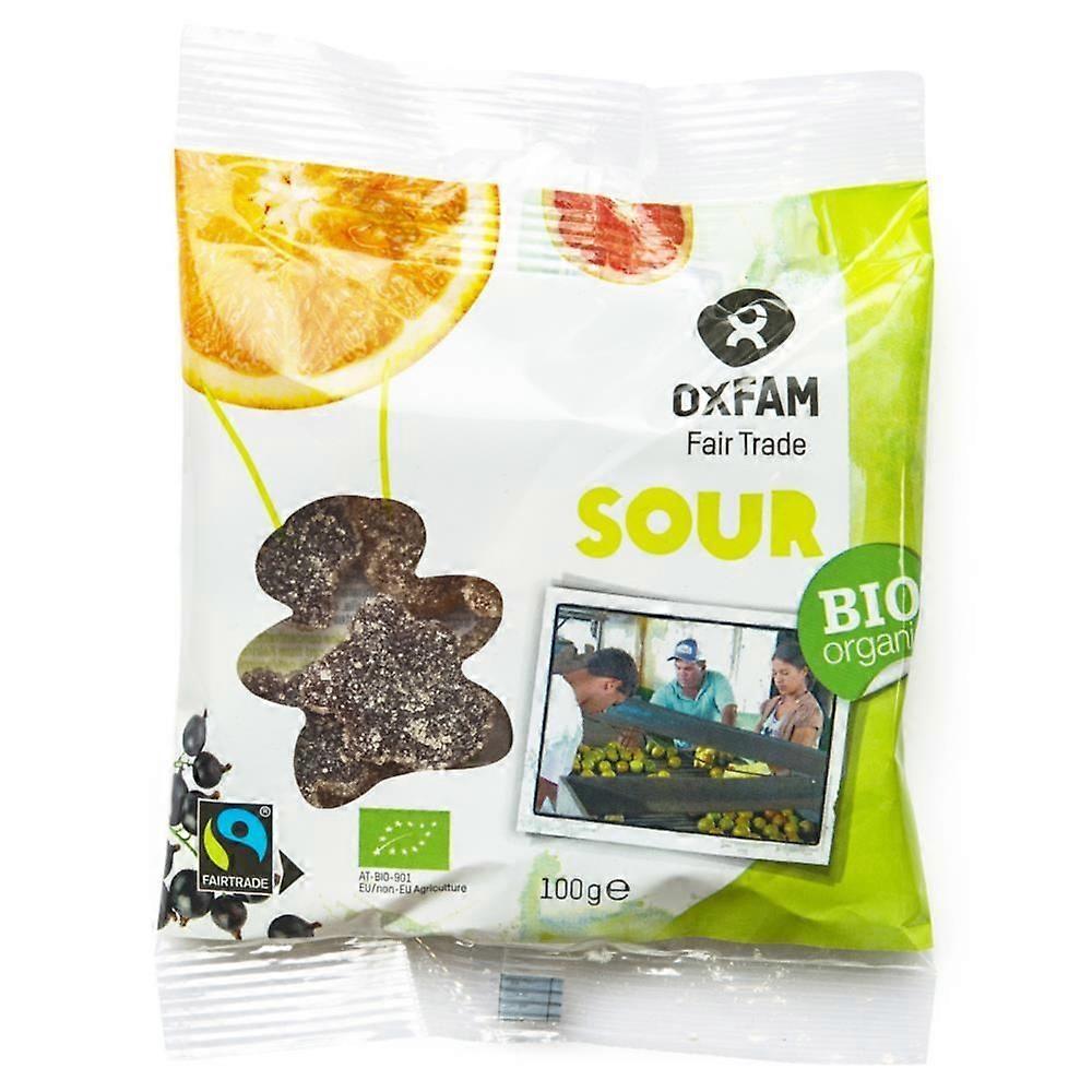 Oxfam Fair Trade ORGANIC Sour Gummy Bears 100g - 20 Pack