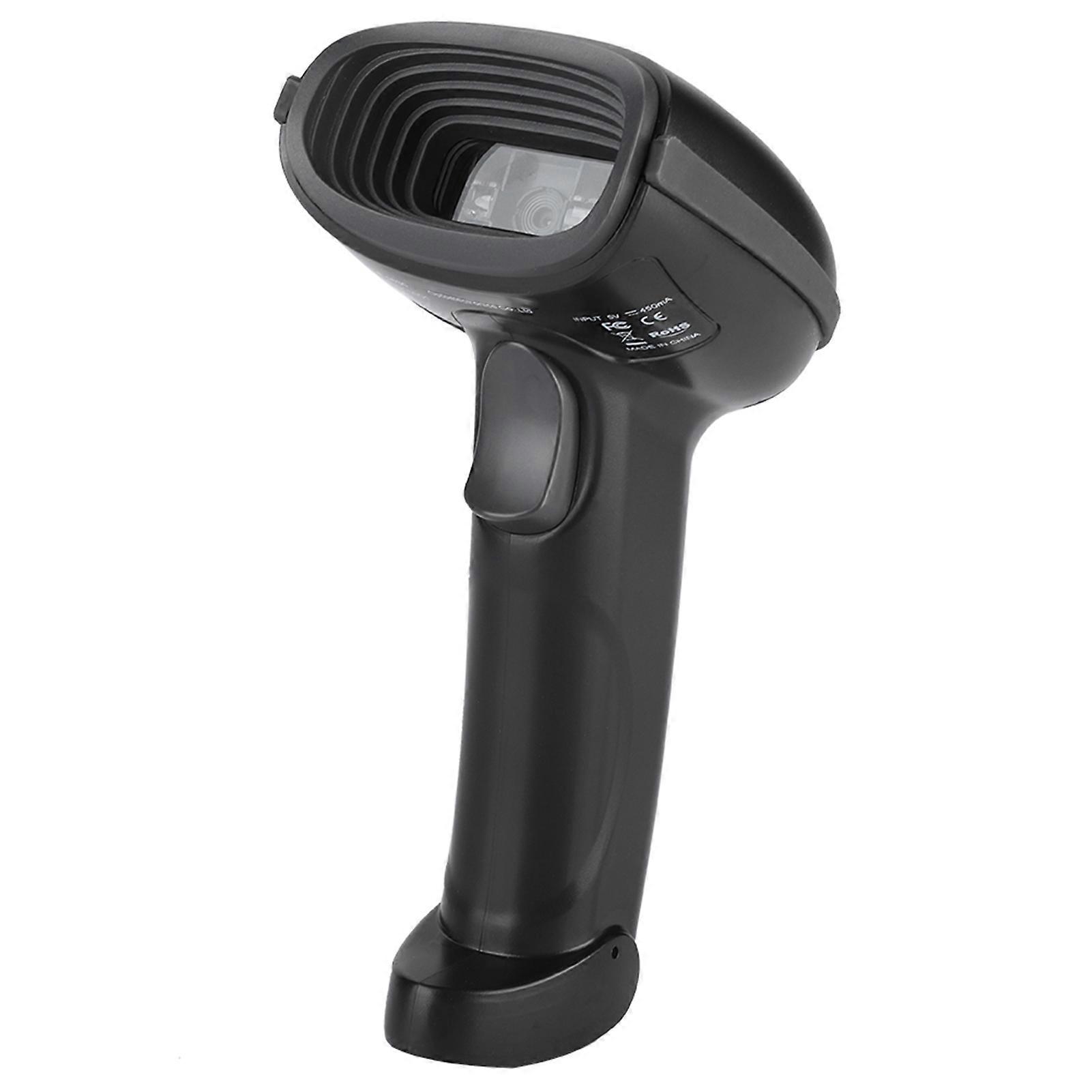 LF-1630 Wired Handheld 2D QR Code Scanner 16x7x4cm Black
