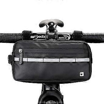 RHINOWALK Multifunktionale Lenker-Fahrradtasche - Fahrrad-Fronttasche, Umhängetasche, Gürteltasche für Radfahren und Outdoor
