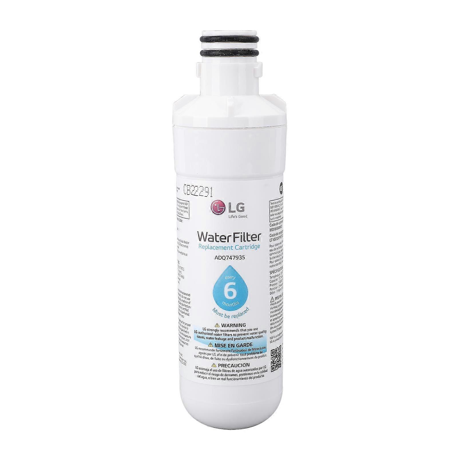 Refrigerator Water Filter 6 To 12 Month Life Activated Carbon Fridge Water Filter Replacement for ADQ747935