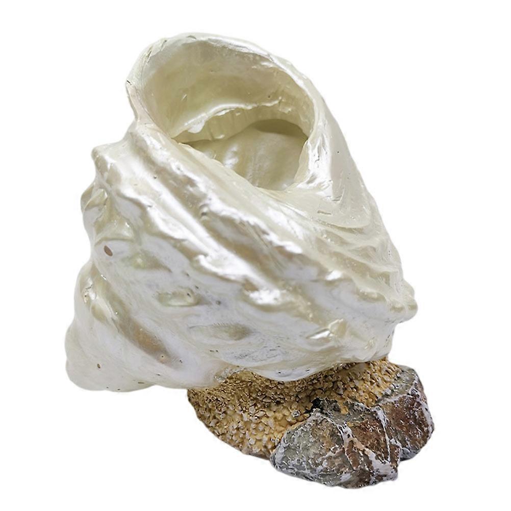 Resin Conch Decoration for Tabletop Display 1Pcs Simulation Conch Adornment