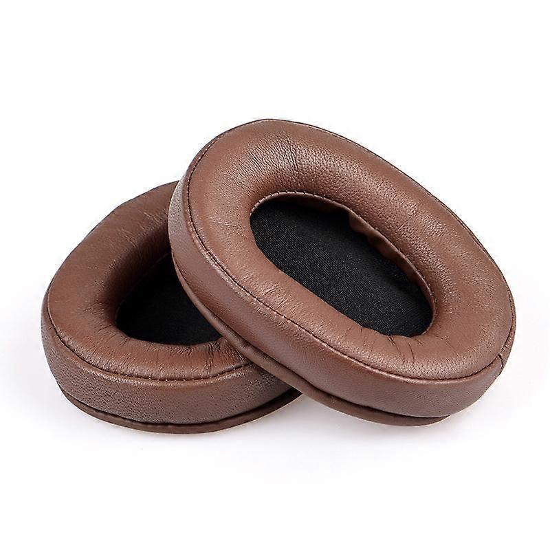 2pcs Earpads For ATH-MSR7 Brown Lambskin