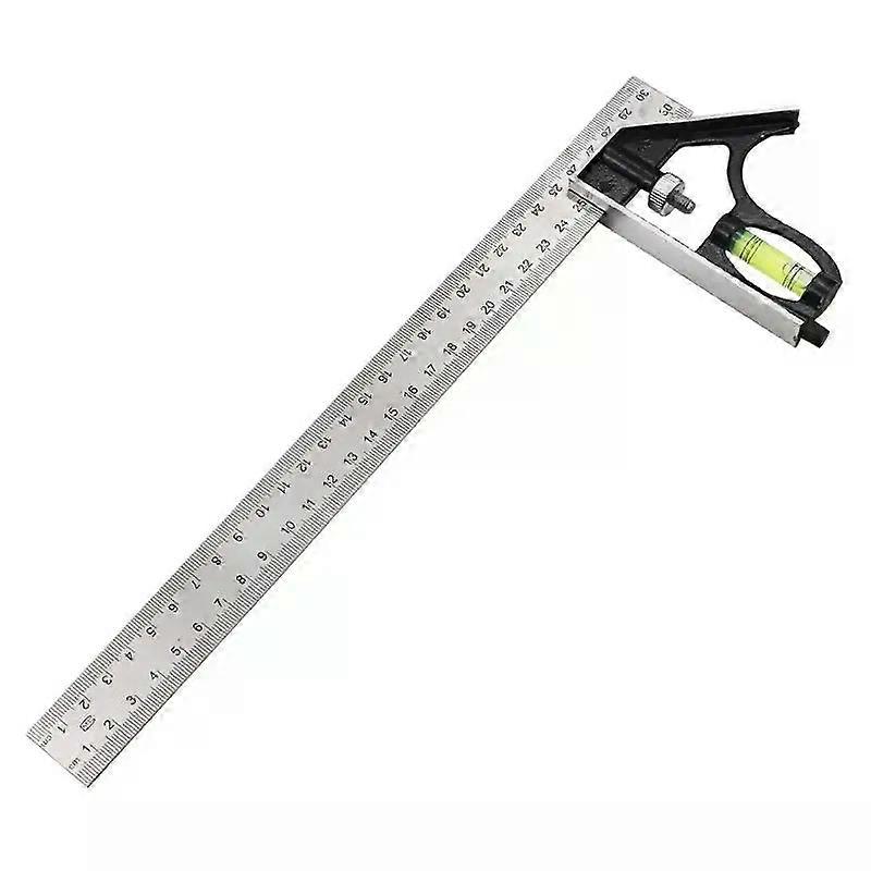 Angle Square Measuring Tools Set Precise Stainless Steel Aluminium Durable Adjustable Combination Spirit Level