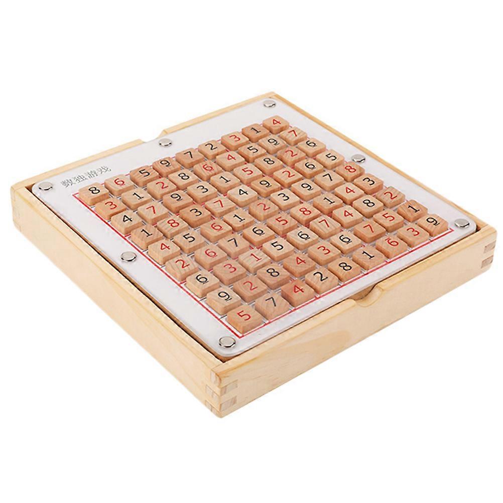 Sudoku Game Toy Wooden Sudoku Board Game for Playing 1Pcs Kids Educational Toy
