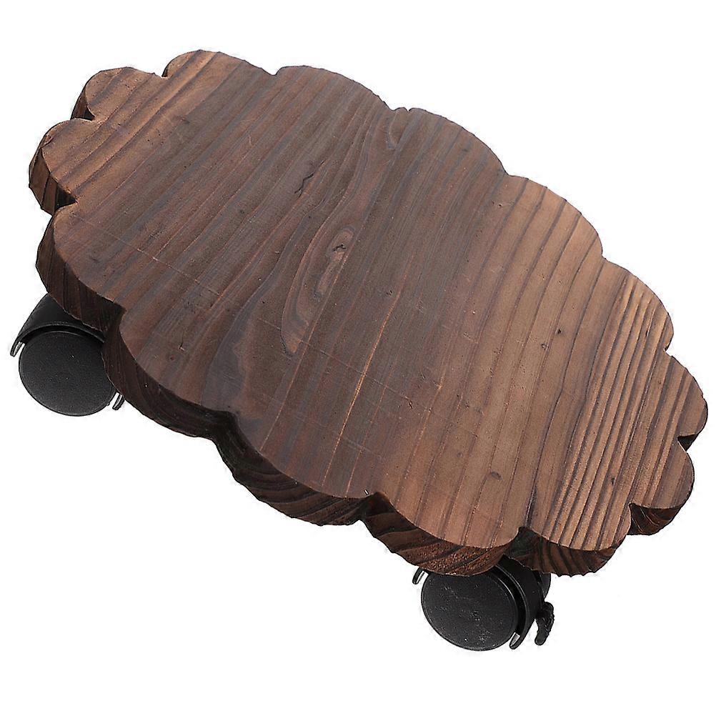 Rolling Plant Tray Flowerpot Tray for Pots 3Pcs Set