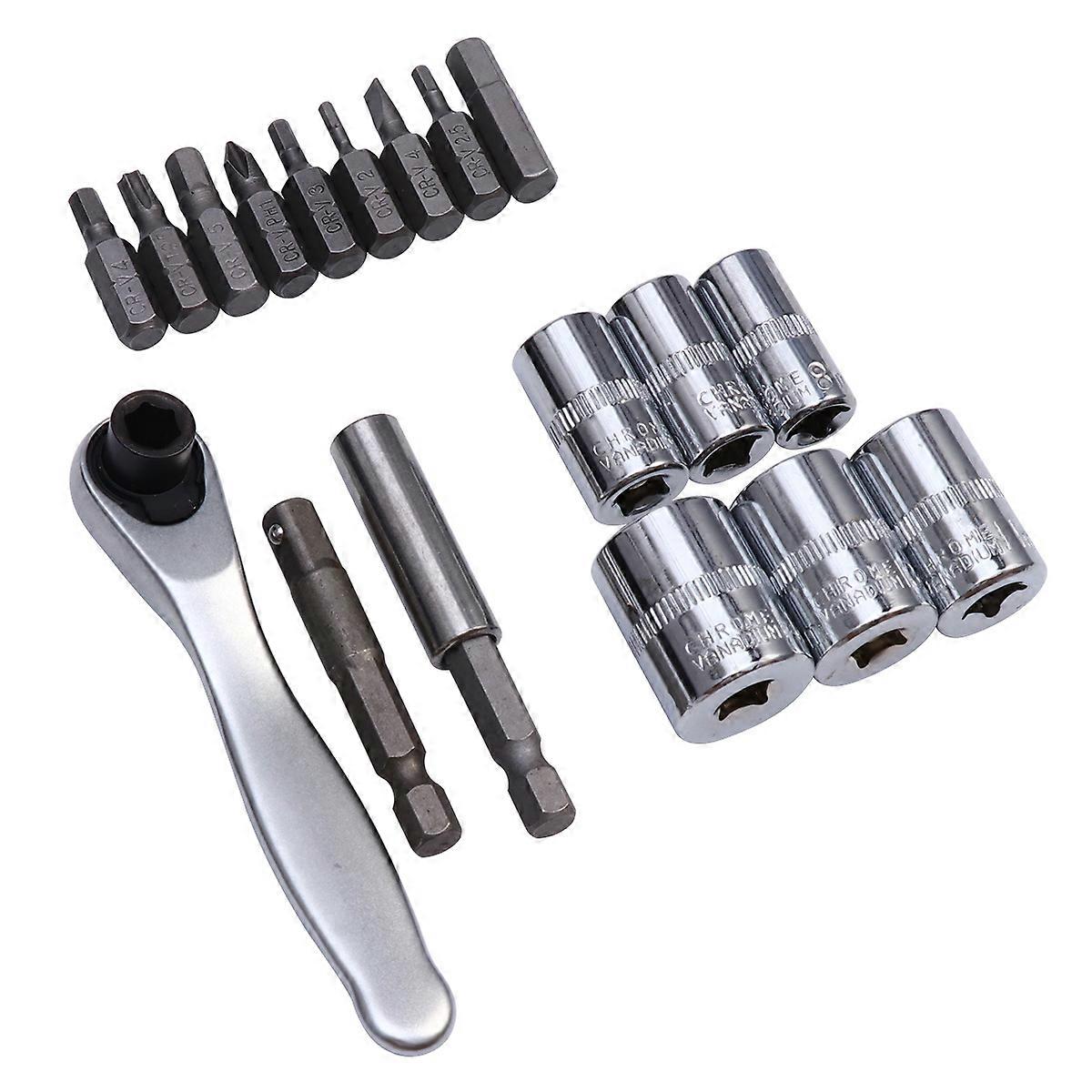 Inner Hexagon Spanner Mountain Bike Torque Tool for Repair 1Set Black