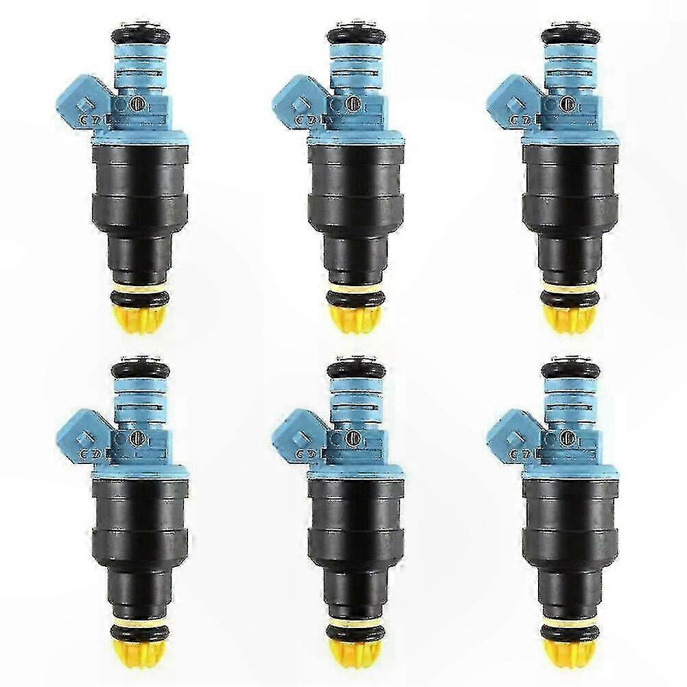 6-Pack Fuel Injector for 3 E30 E36 5 E34 7 E32 8 E31 E38 Replacement Part 0280150715 1734776
