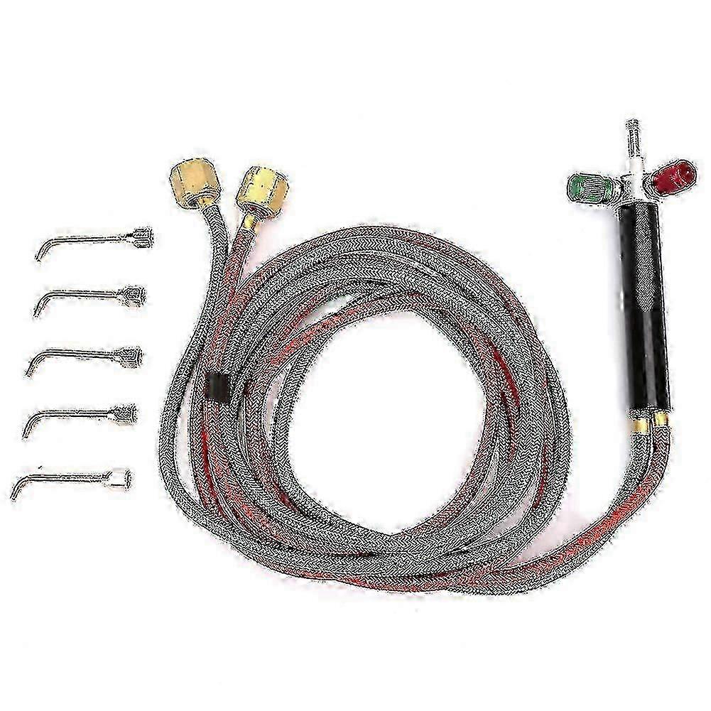 Gas Oxygen Acetylene Welding Torch Kit with 5 Tips Welding Tool