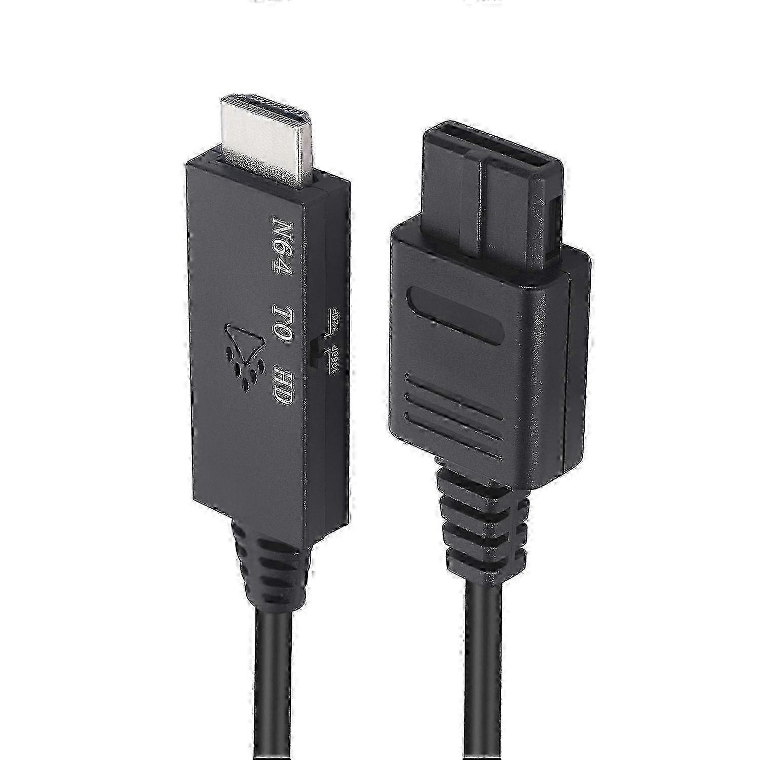 N64 to HDMI Converter for Nintendo SNES/NGC/SFC/N64 Plug and Play Game Console Adapter