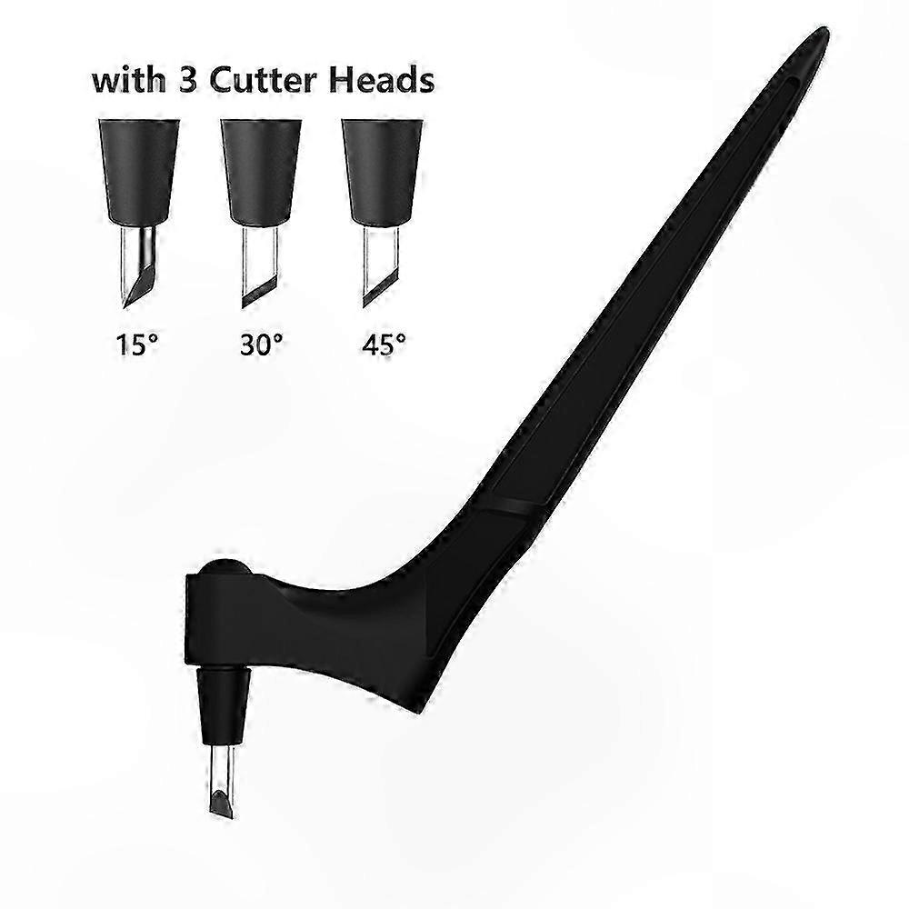 360-Degree Rotary Paper Cutter Stainless Steel Art Tool Safe Craft Knife Multi-Directional Cutting Gadget For Creative Projects