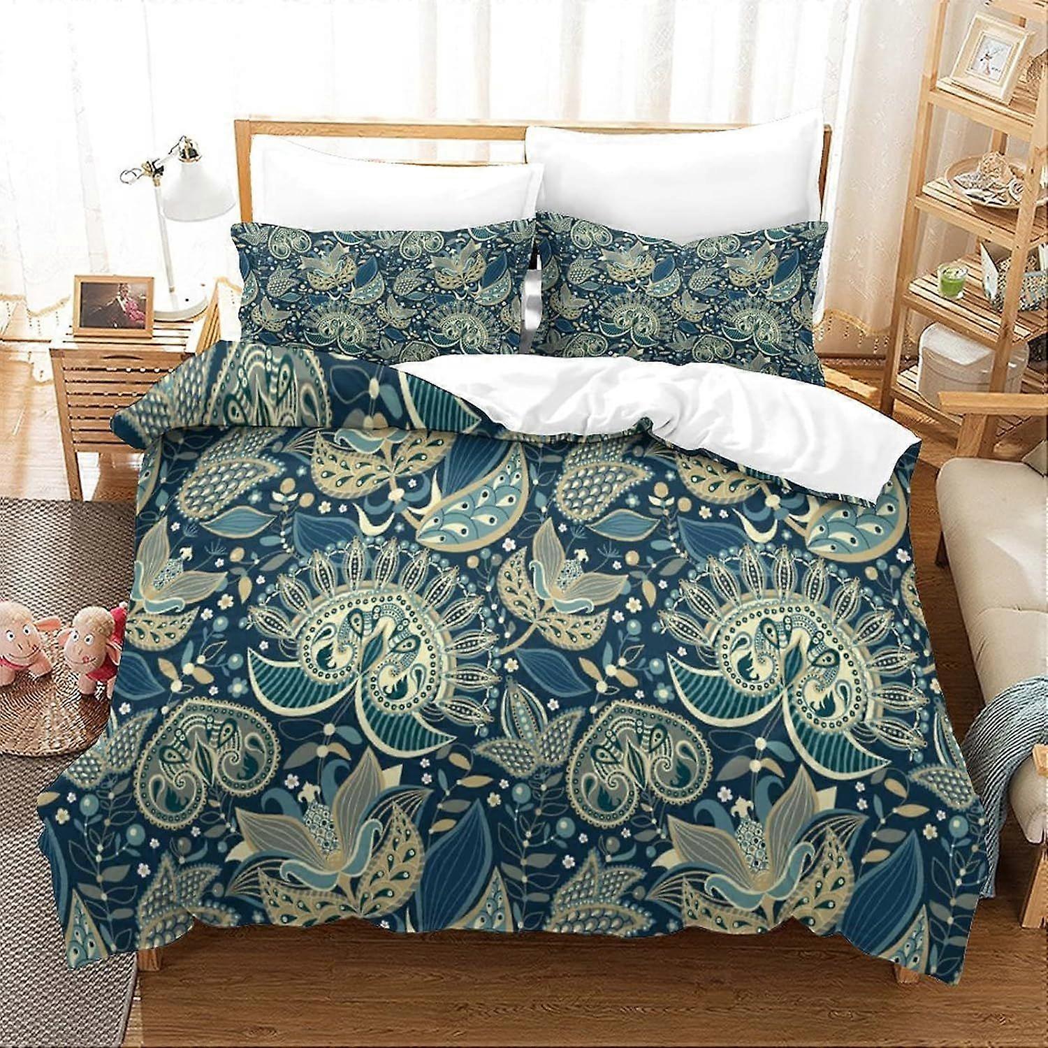 g314 Exotic 3-piece Set Bedding Set 3D Print Comforter Cover with Zipper ForTeens And Kids Adults Soft Microfiber Bedspread Cover f314